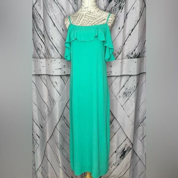 Apiece Apart Midi Slip Dress w/Ruffle 6 - Picture 3 of 10